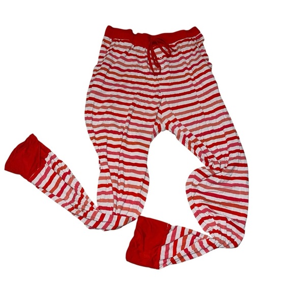 Little Bum Bums Other - Little bum bums bamboo adult women red white pink pajama lounge pants large L pj